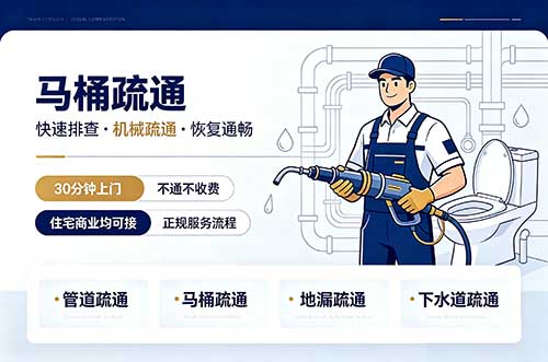 北票马桶疏通